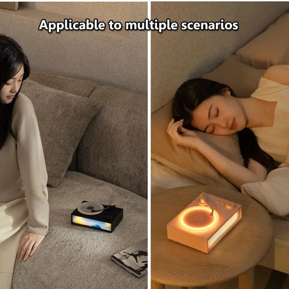 Relaxing Wireless Speaker with Colorful Nightlight