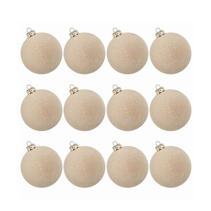 Luxurious Velvet Christmas Tree Decorations 12 Pack
