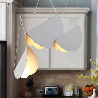 Modern White Linear Pendant Light