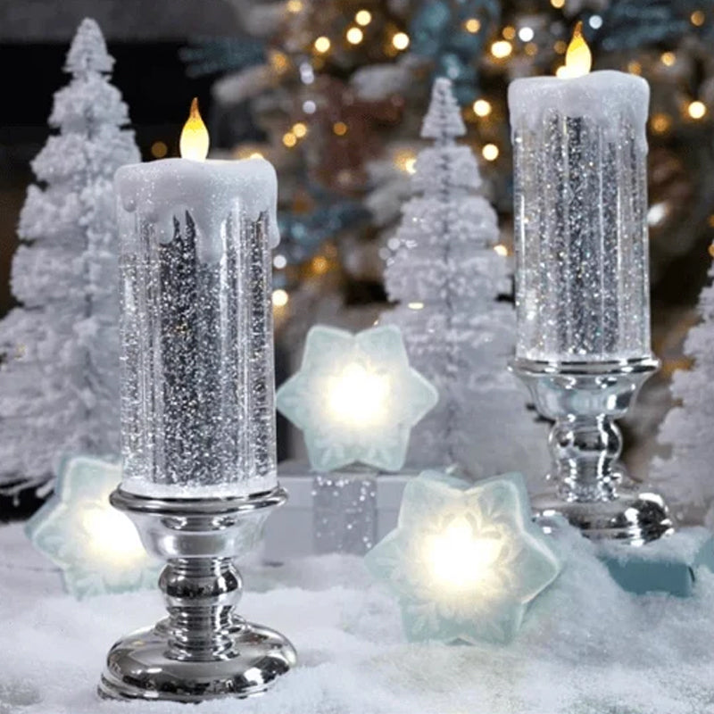 Warm White LED Holiday Candles