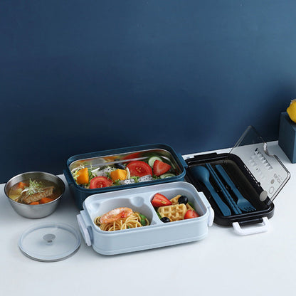 Compact 3 Layer Reusable Lunch Box - Halri
