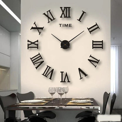 Quiet Modern Wall Clock Analog Home Decoration