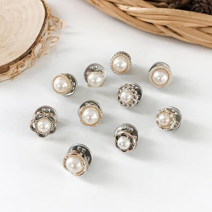 Secure Pin Brooches Set of 10