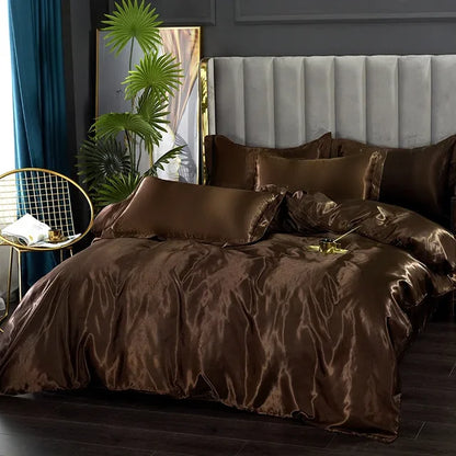 Soft Silk Satin Bedding Set