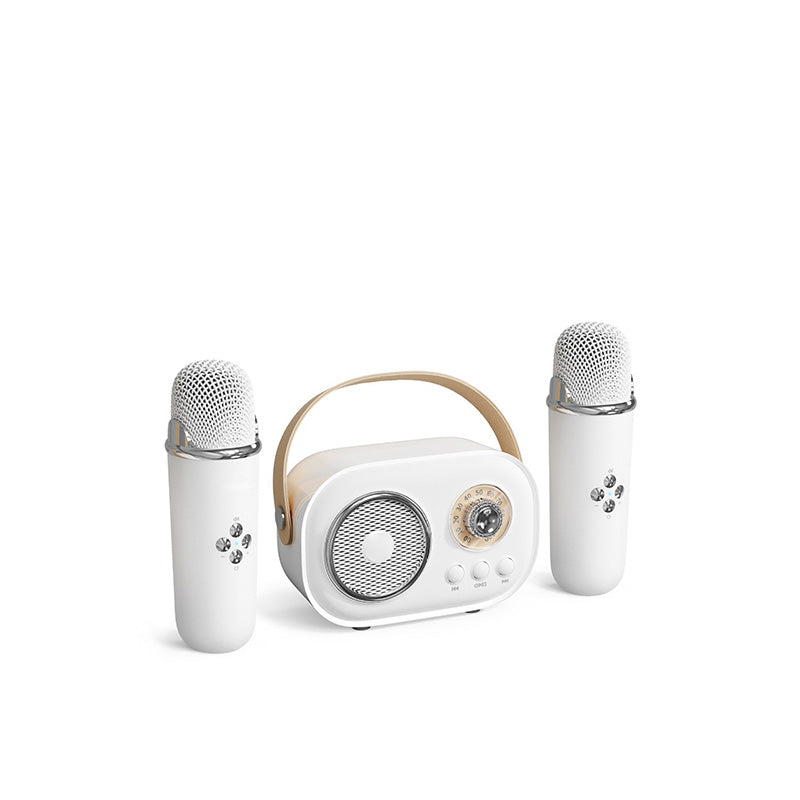 Portable Karaoke System with Bluetooth and Microphone