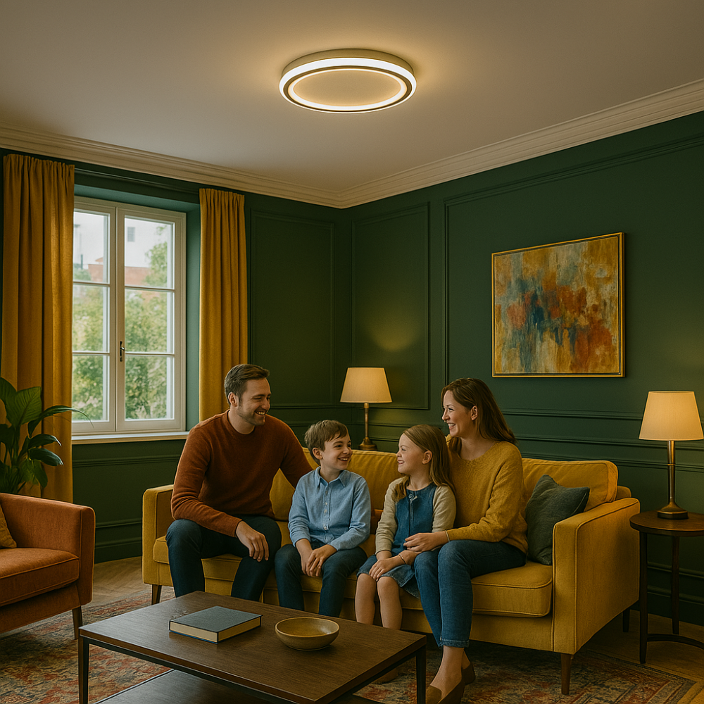 Bright Modern Scandinavian Ceiling Lamp