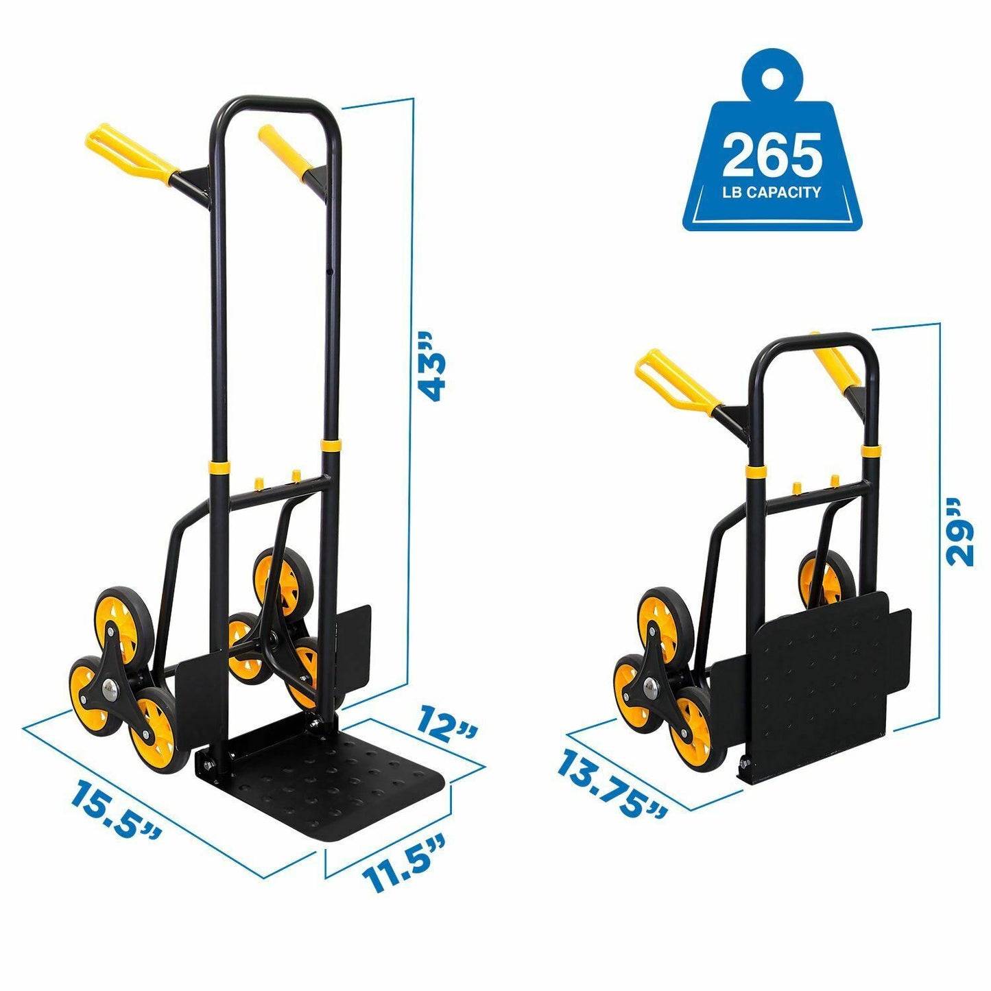 Strong Folding Stair Climber Hand Truck Cart