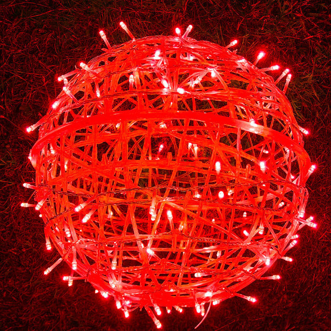 Colorful LED Solar Powered Hanging Garden Lamp