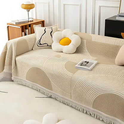 Halri | Plush Sofa Slipcover | Scandinavian Style Cover