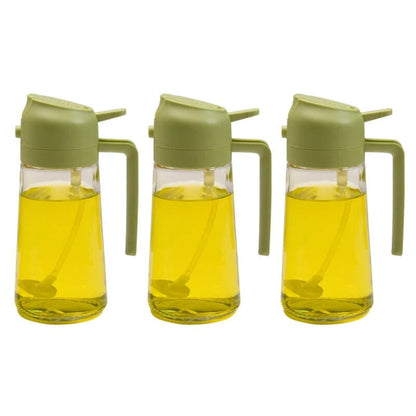 Premium Glass Oil Spray Bottle Dispenser