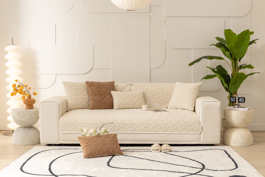 Timeless One-Piece Couch Cover