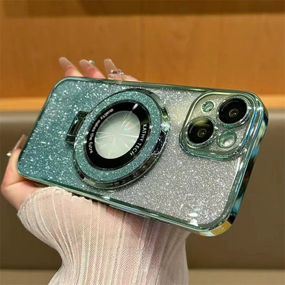 Sparkly Phone Case with Magnetic Ring Holder