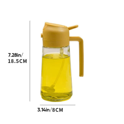 Premium Glass Oil Spray Bottle Dispenser