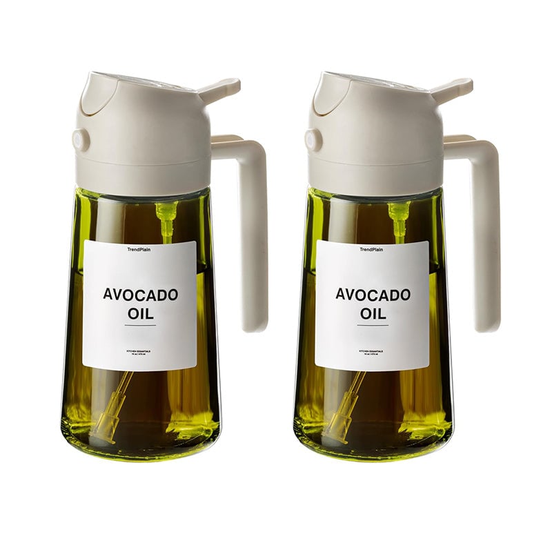 Premium Glass Oil Spray Bottle Dispenser