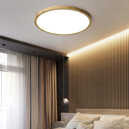 Sleek Asian Style Round LED Ceiling Lamp
