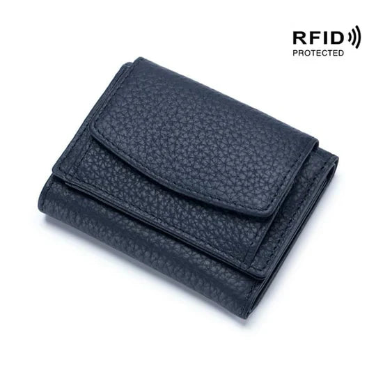Secure Leather Wallet | Thin RFID Blocking Card Case