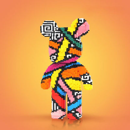 Fun DIY Block Bear Figurines Building Kit