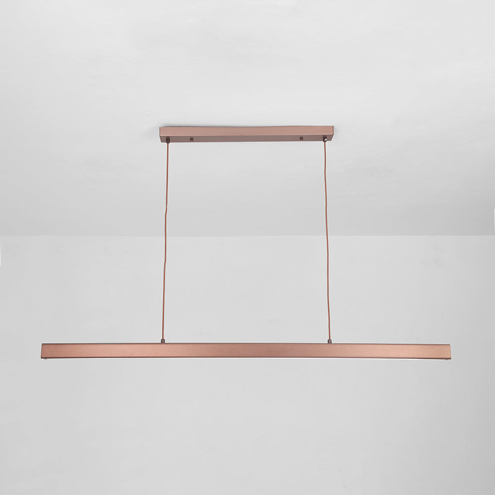 Simple Linear Pendant Light Modern Adjustable Ceiling Lamp