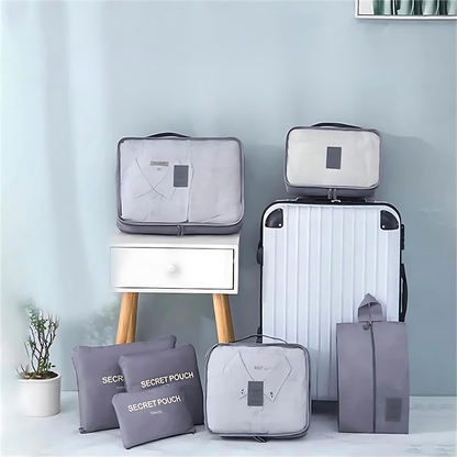 Spacious Travel Storage Bag Set with Extra Compartments