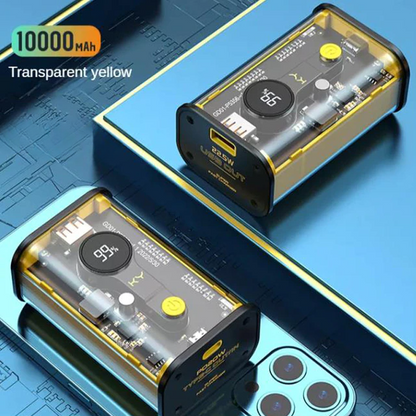 Slim Portable Clear Phone Power Bank