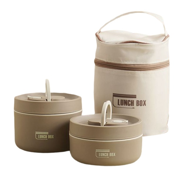 Heat Insulated Food Container with Free Lunch Bag
