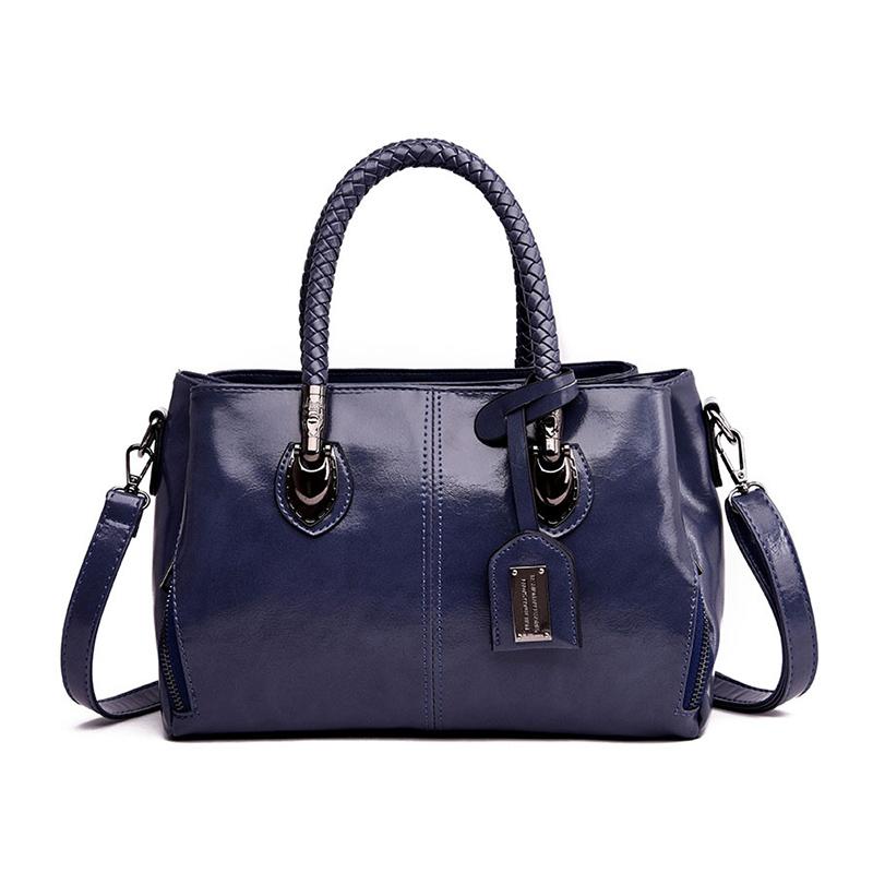 Classic Ladies Genuine Leather Tote Bag