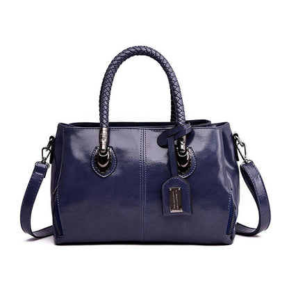 Classic Ladies Genuine Leather Tote Bag