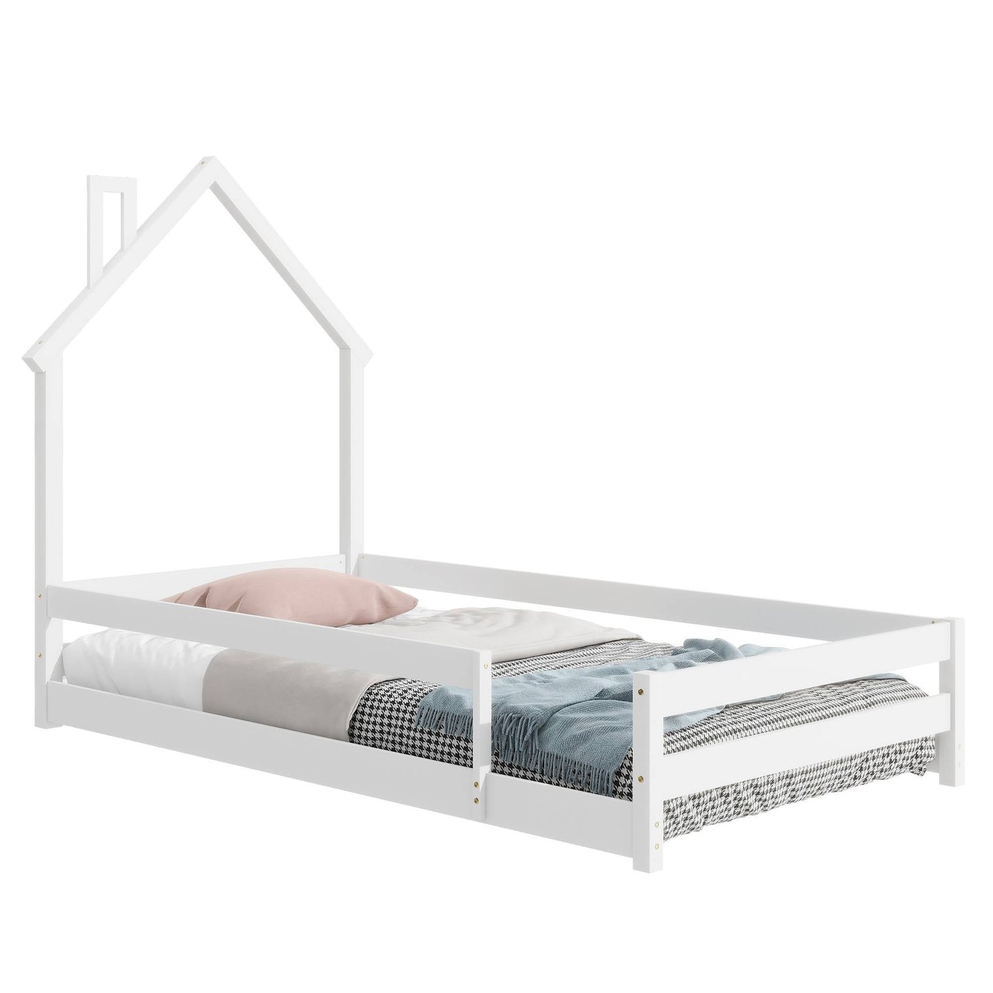 Low Profile Twin Size Mattress Bed