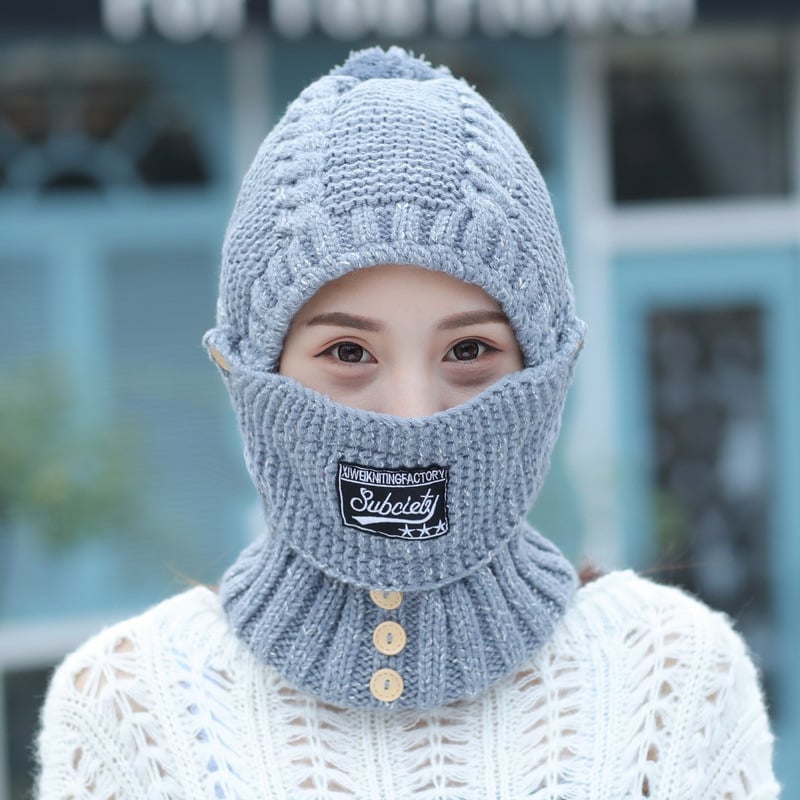 Warm Winter Hat and Scarf Set for Women