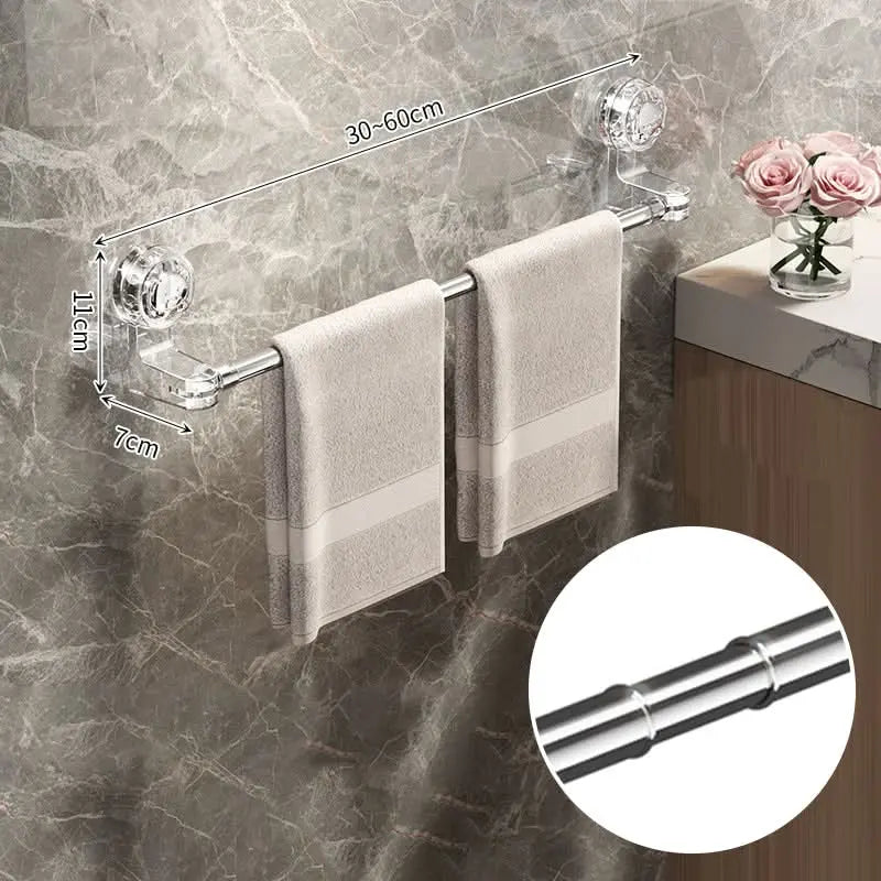Easy Install Towel Holder with Strong Grip