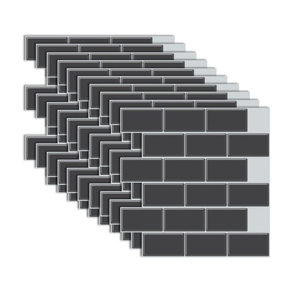 Easy Peel Stick Backsplash Tiles for Kitchen Bathroom