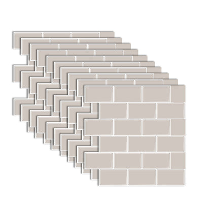 Easy Peel Stick Backsplash Tiles for Kitchen Bathroom