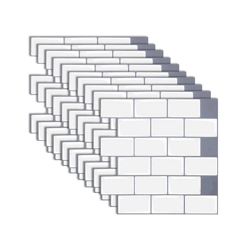 Easy Peel Stick Backsplash Tiles for Kitchen Bathroom
