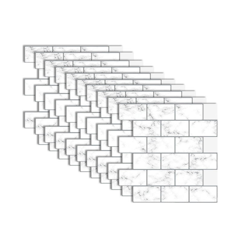 Easy Peel Stick Backsplash Tiles for Kitchen Bathroom