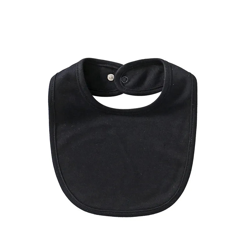 Comfortable Cotton Baby Bib with Easy Snap Closure