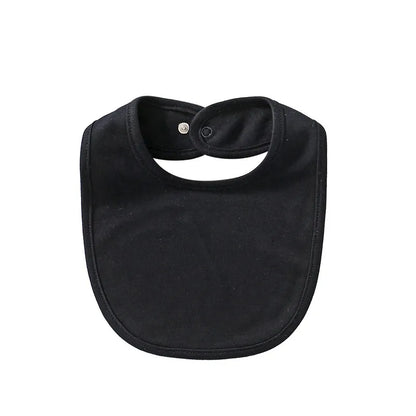 Comfortable Cotton Baby Bib with Easy Snap Closure