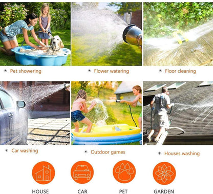 Long Lasting Flexible Garden Hose with Spray Nozzle