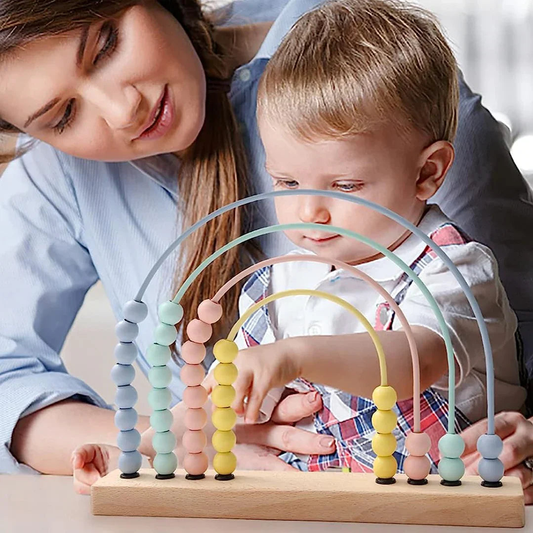 Colorful Wood Bead Abacus - Halri