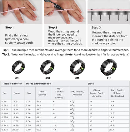 Intelligent Fitness Tracker Ring