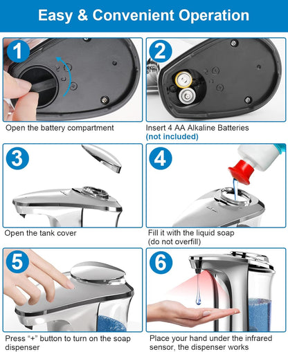 Easy Hands Free Soap Dispenser For Home Use