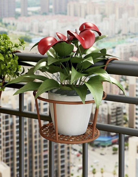 Elegant Floral Floor Lamp