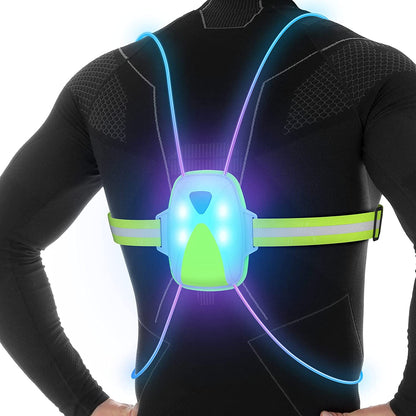 Bright Reflective LED Safety Running Vest