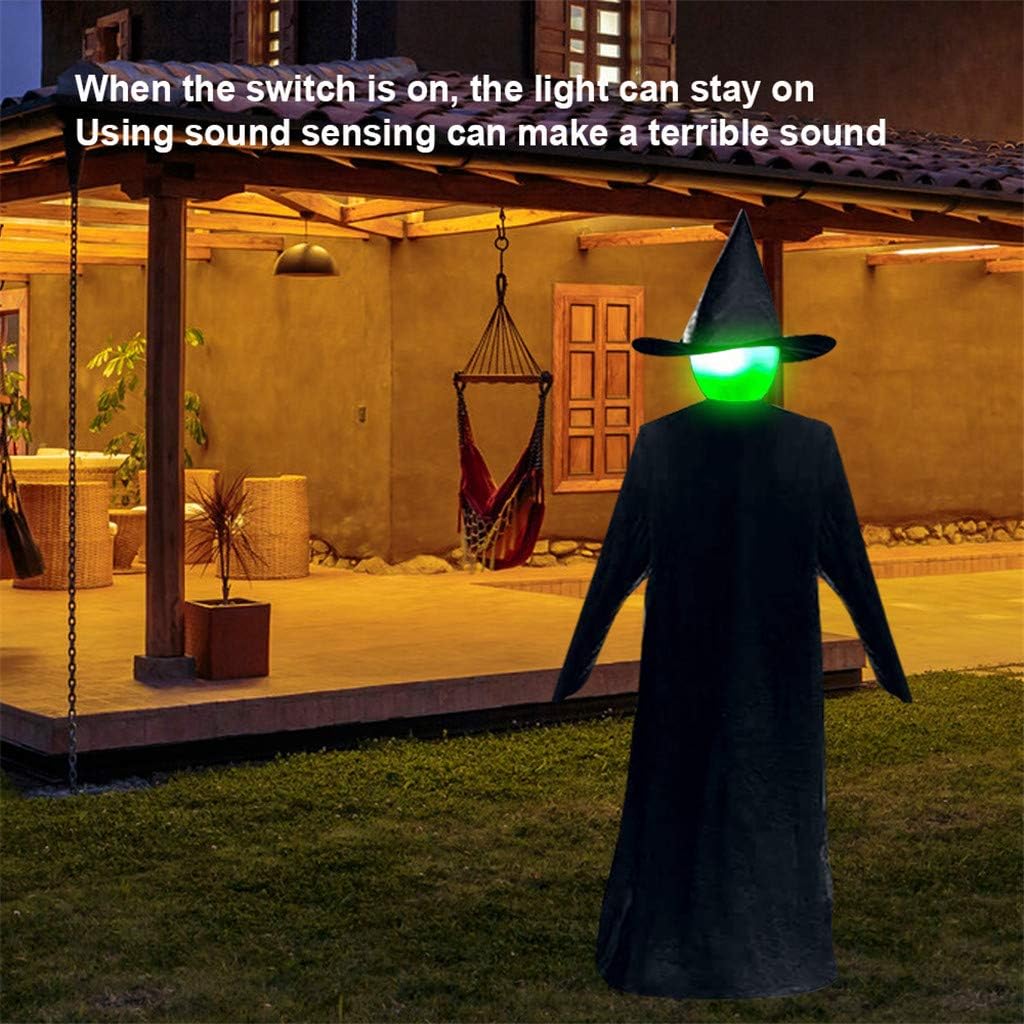 Glowing Witch Yard Decoration Stake