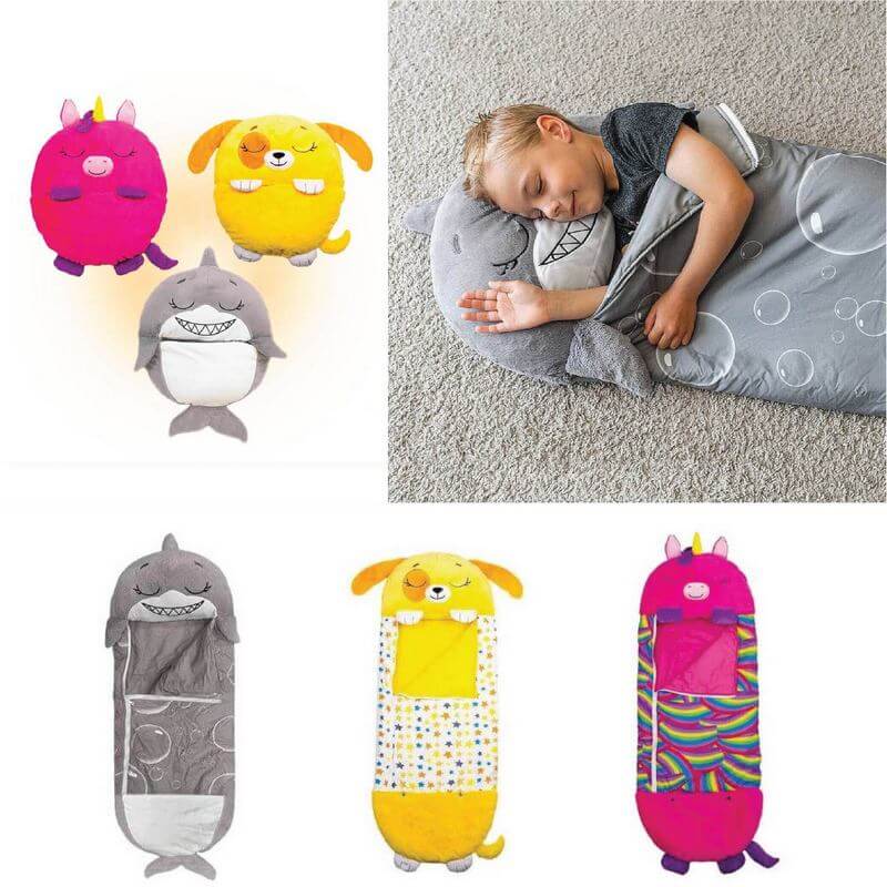 Cozy Kids Sleep Bag with Pillow for Outdoor Fun - Halri