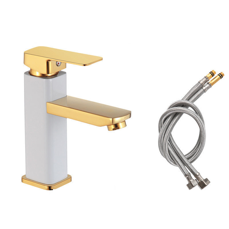 Single Handle Bathroom Sink Faucet Low Arc Mixer Tap
