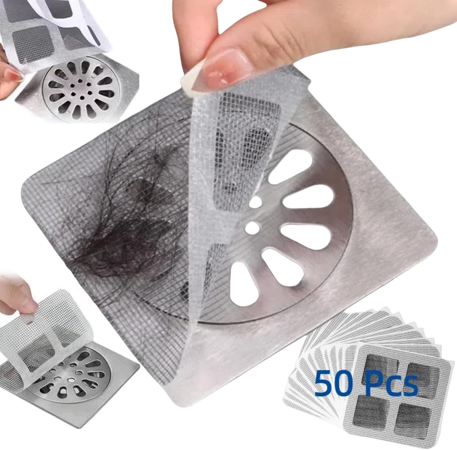 Stick On Hair Catcher Drain Stickers - Halri