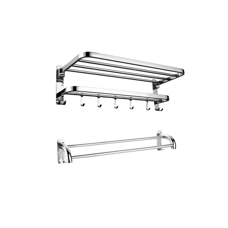 Modern Chrome Bathroom Accessory Set