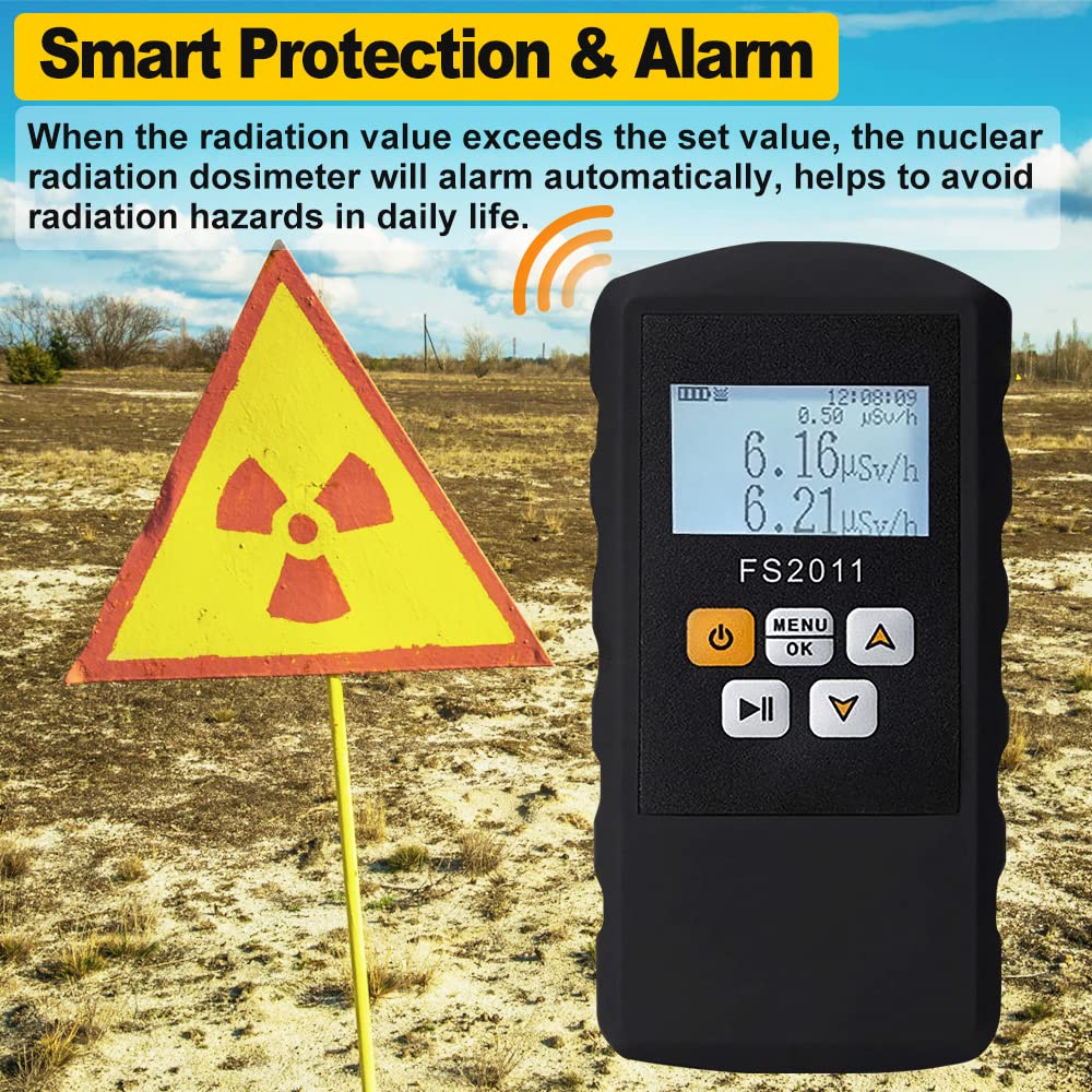 Portable Digital Radiation Detector Geiger Counter