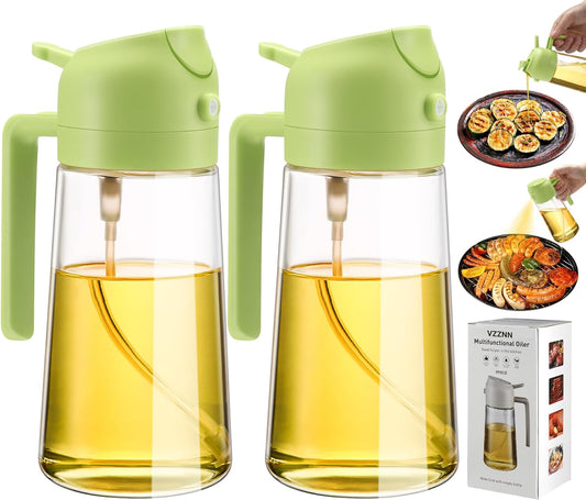 2 Pack Kitchen Oil Spray Bottles - Halri