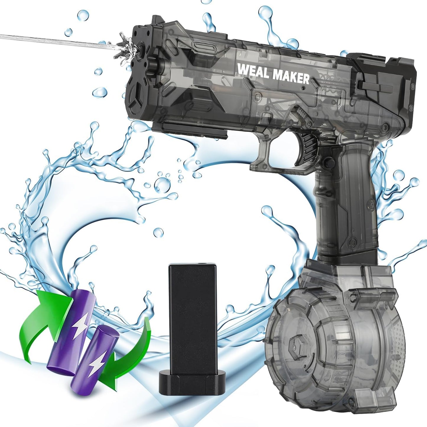 Powerful Electric Water Splash Fountain - Halri